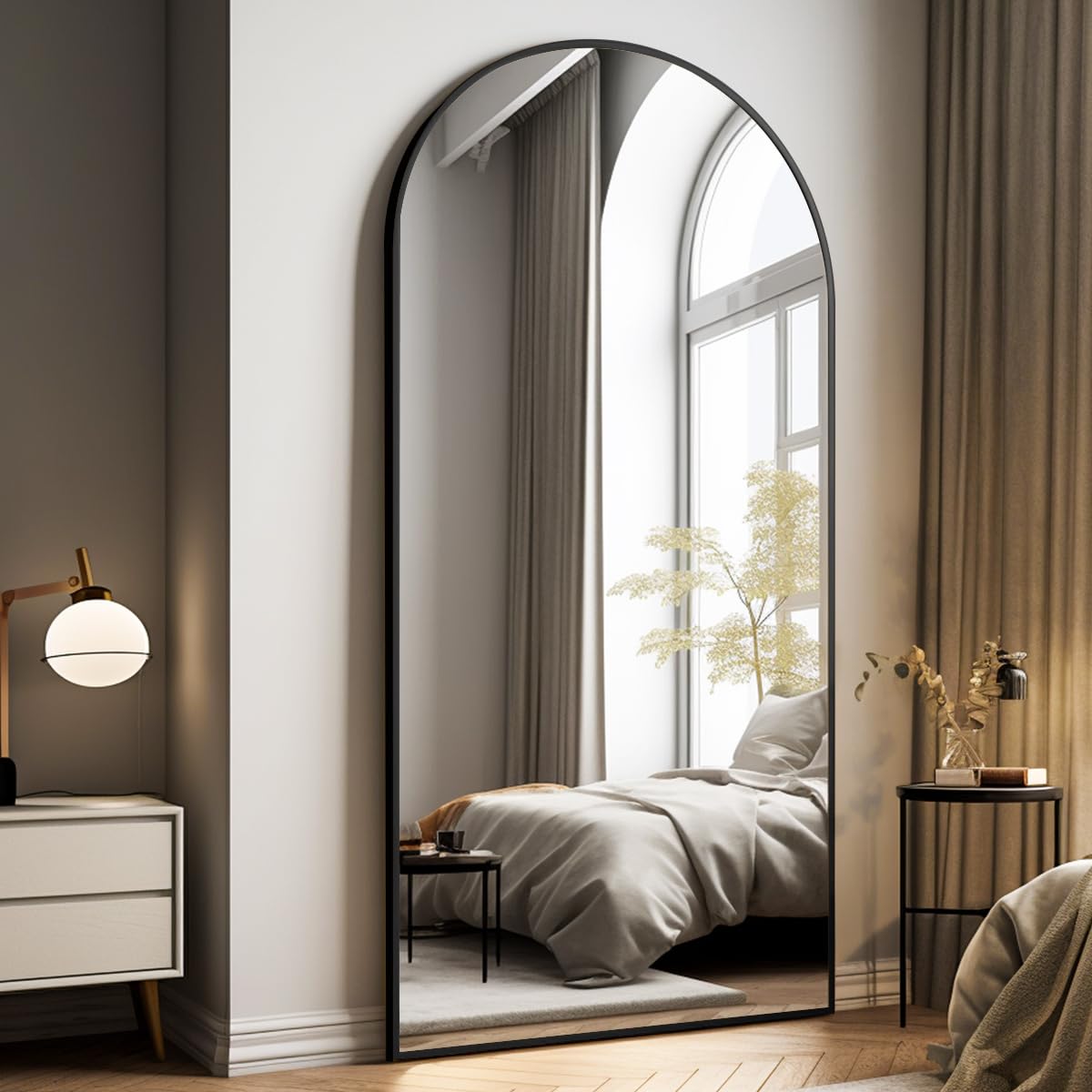 Oversized Arched Full-Body Mirror 76" x 34"